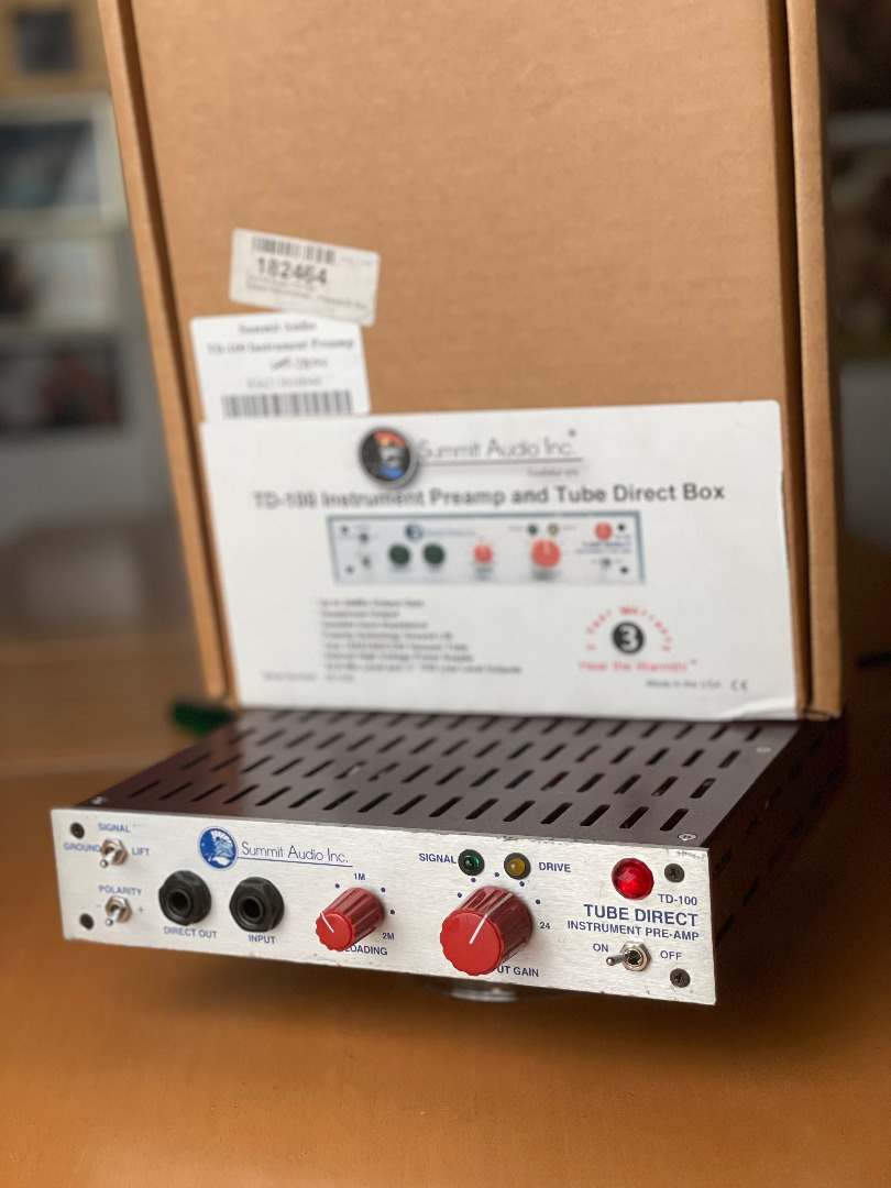HighEnd! SUMMIT AUDIO TD 100 Tube Preamp / DI Box - 1/2 19